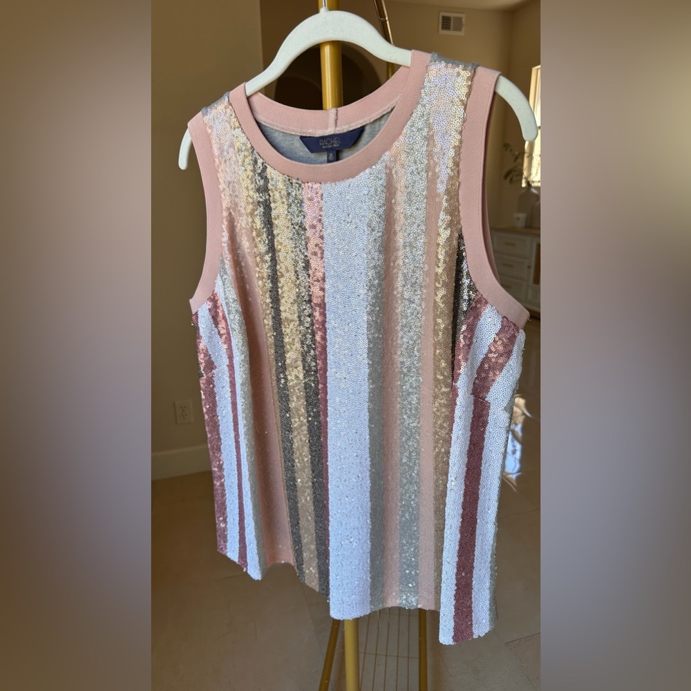 Rachel Roy sequined top, new , XL
